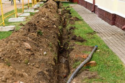 Flooded Yard Drainage Installation