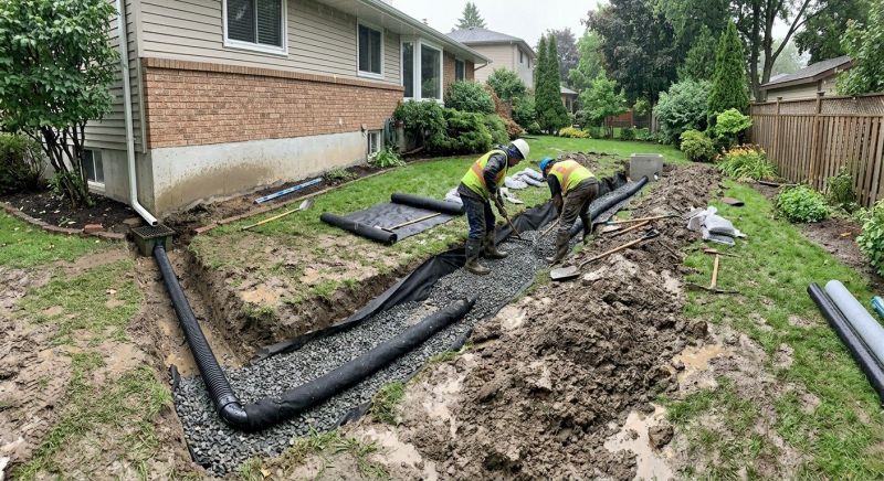 Landscape Drainage Installation Service